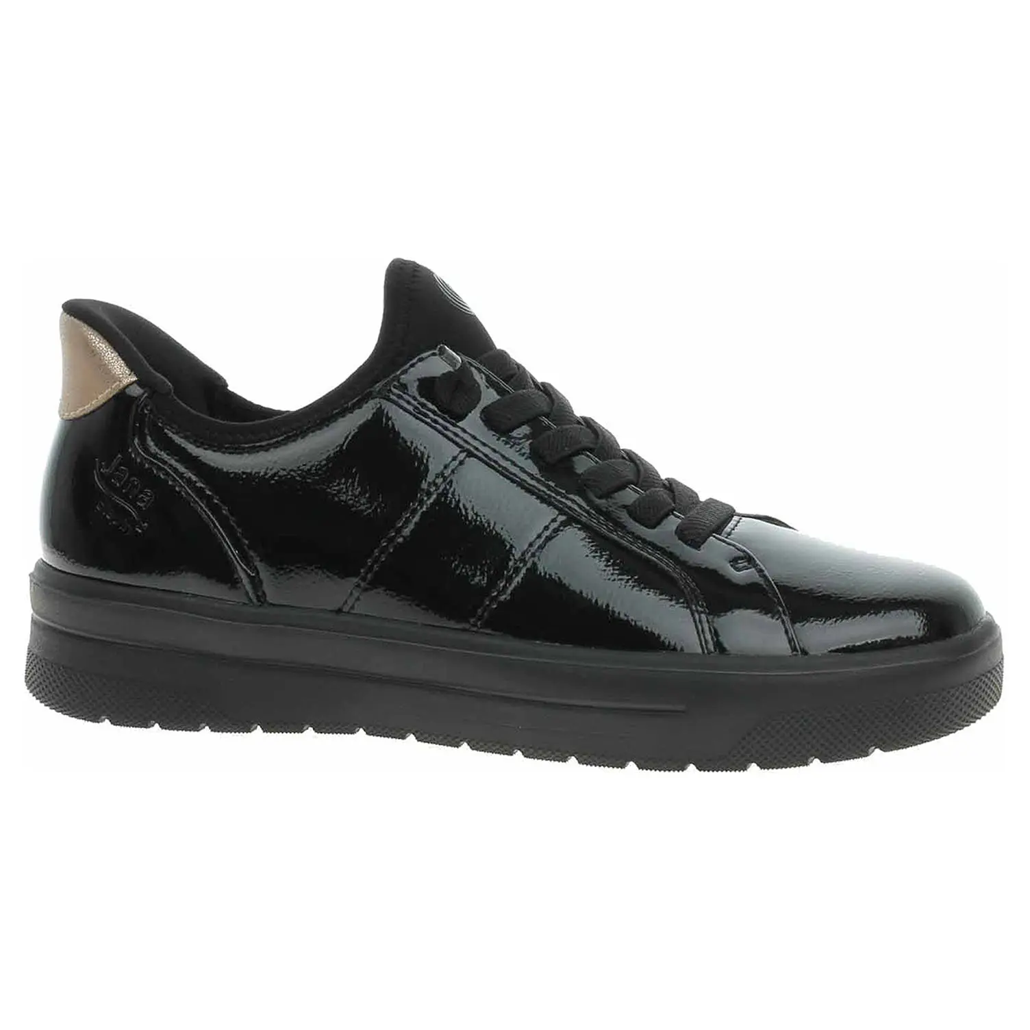 Dámské polobotky Jana 8-23764-45 black patent 38