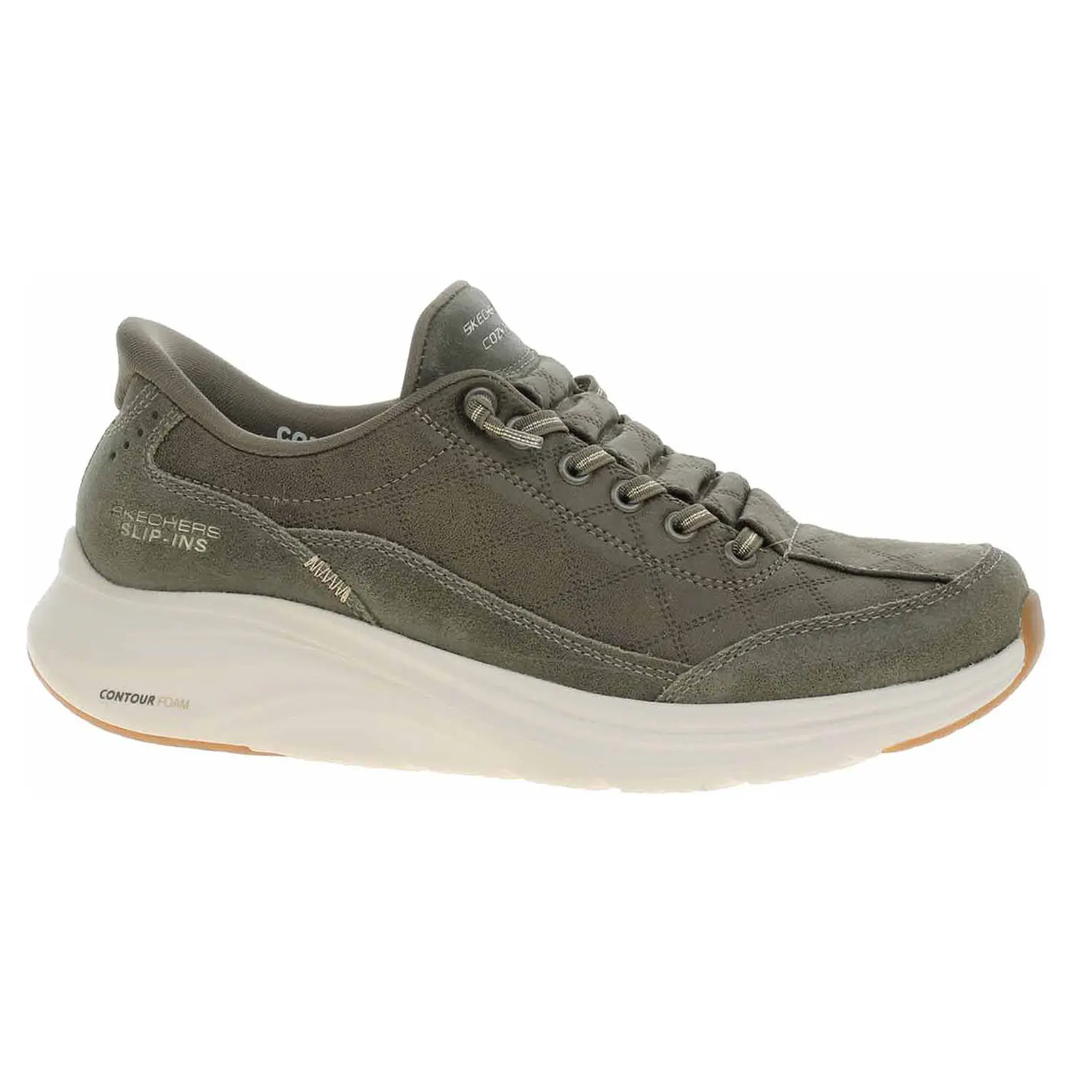 Skechers Slip-ins: Contour Foam - Cozy Fit Natural Ease olive 38
