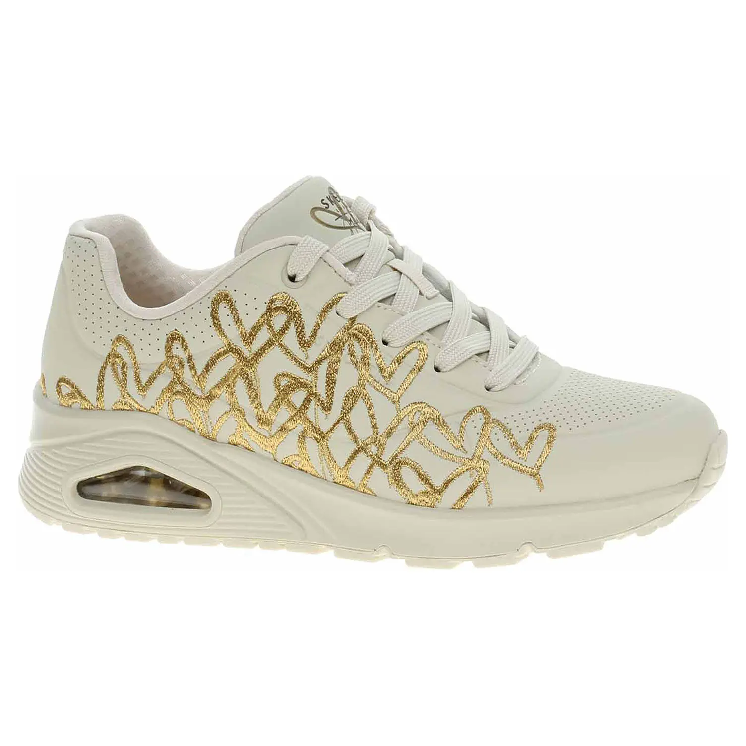 Skechers JGoldcrown: Uno - Golden Heart natural-gold 38