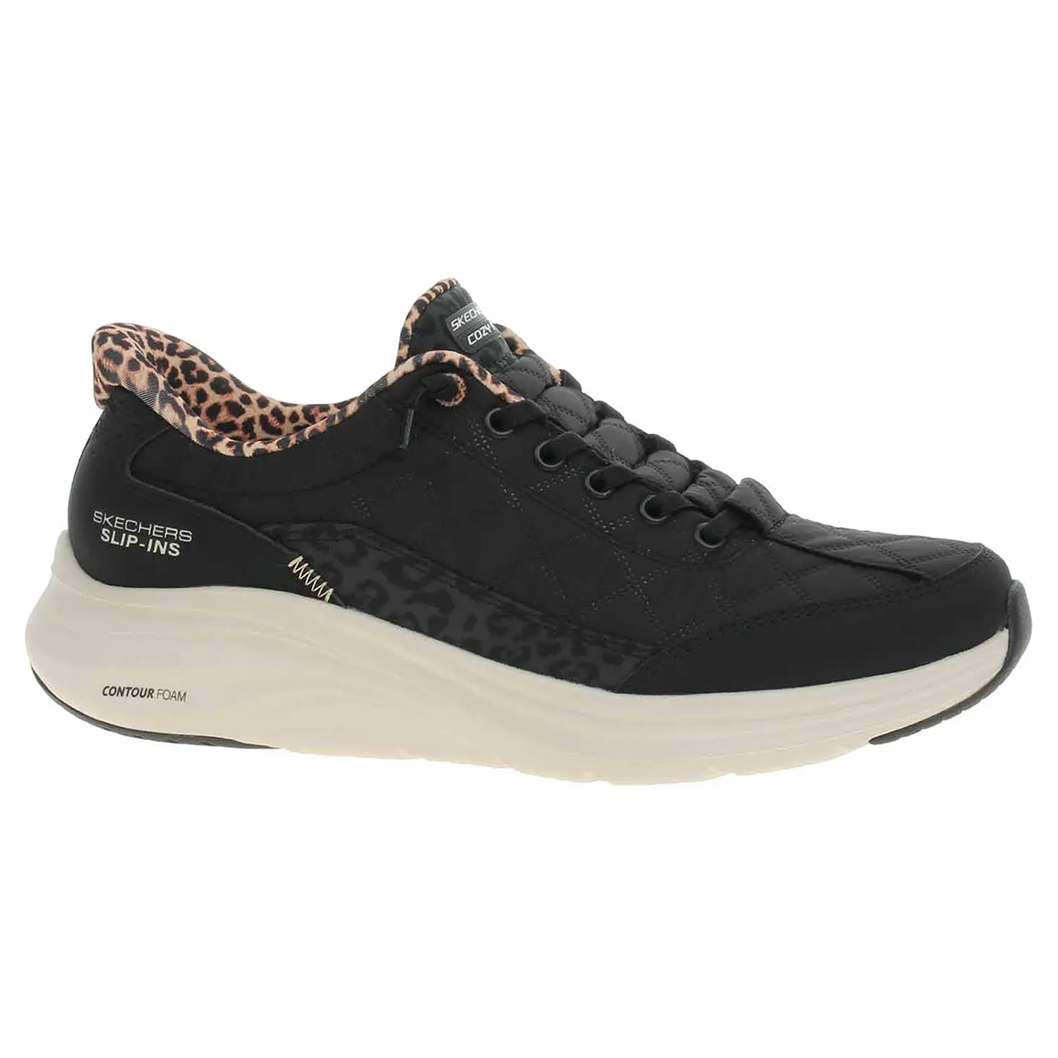 Skechers Slip-ins: Contour Foam - Cozy Fit Leopard Dream 39