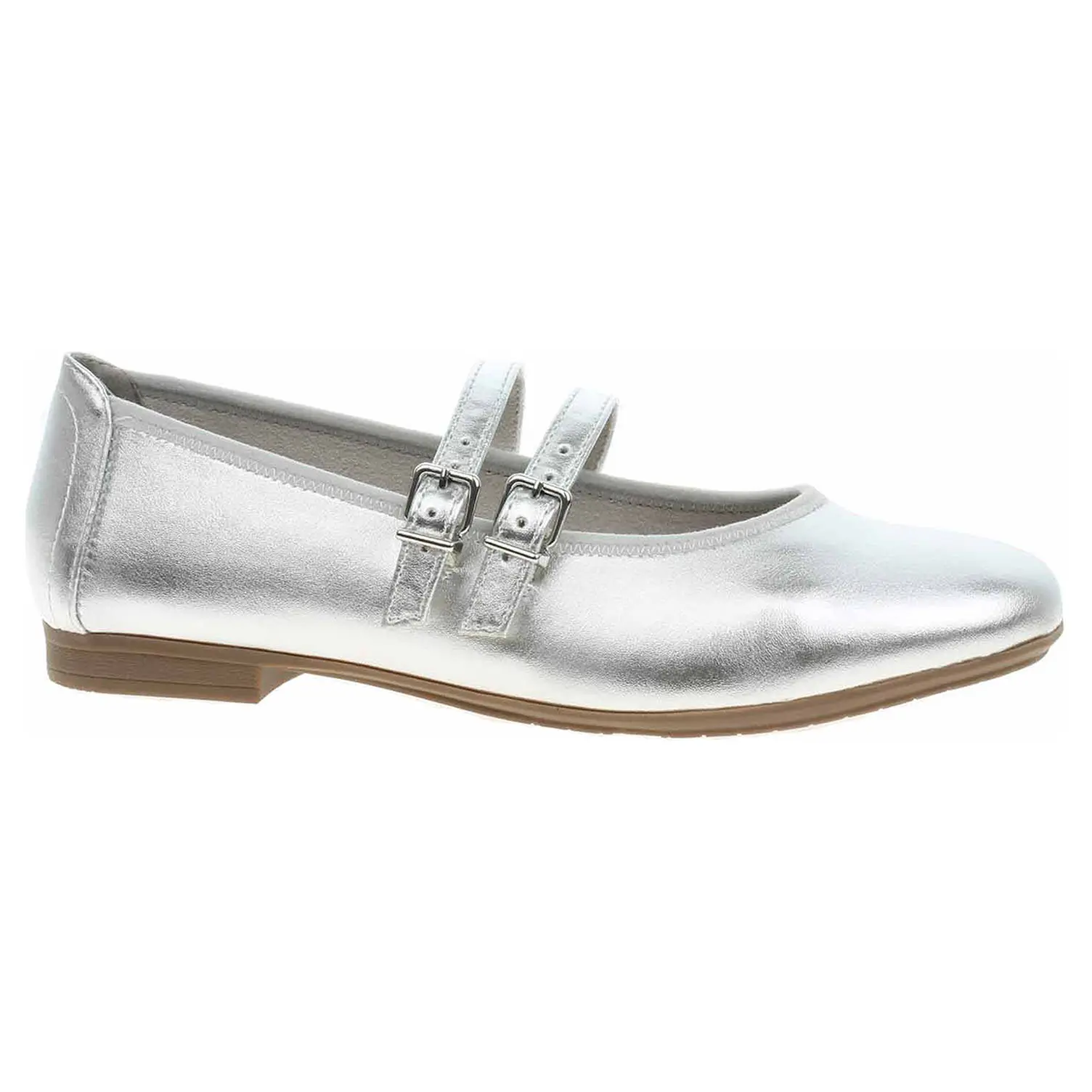 Dámské baleriny Jana 8-22177-44 silver 38
