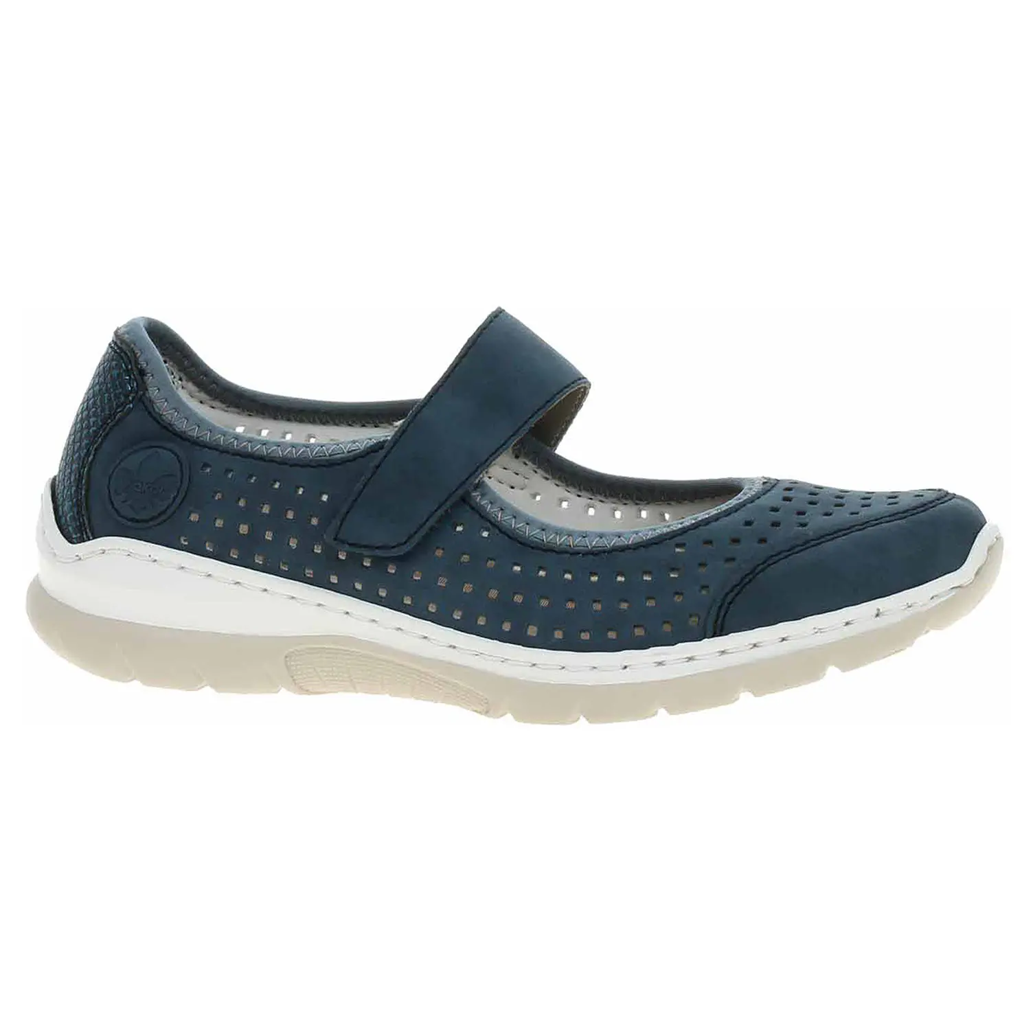Dámské baleriny Rieker L32B5-14 blau 39
