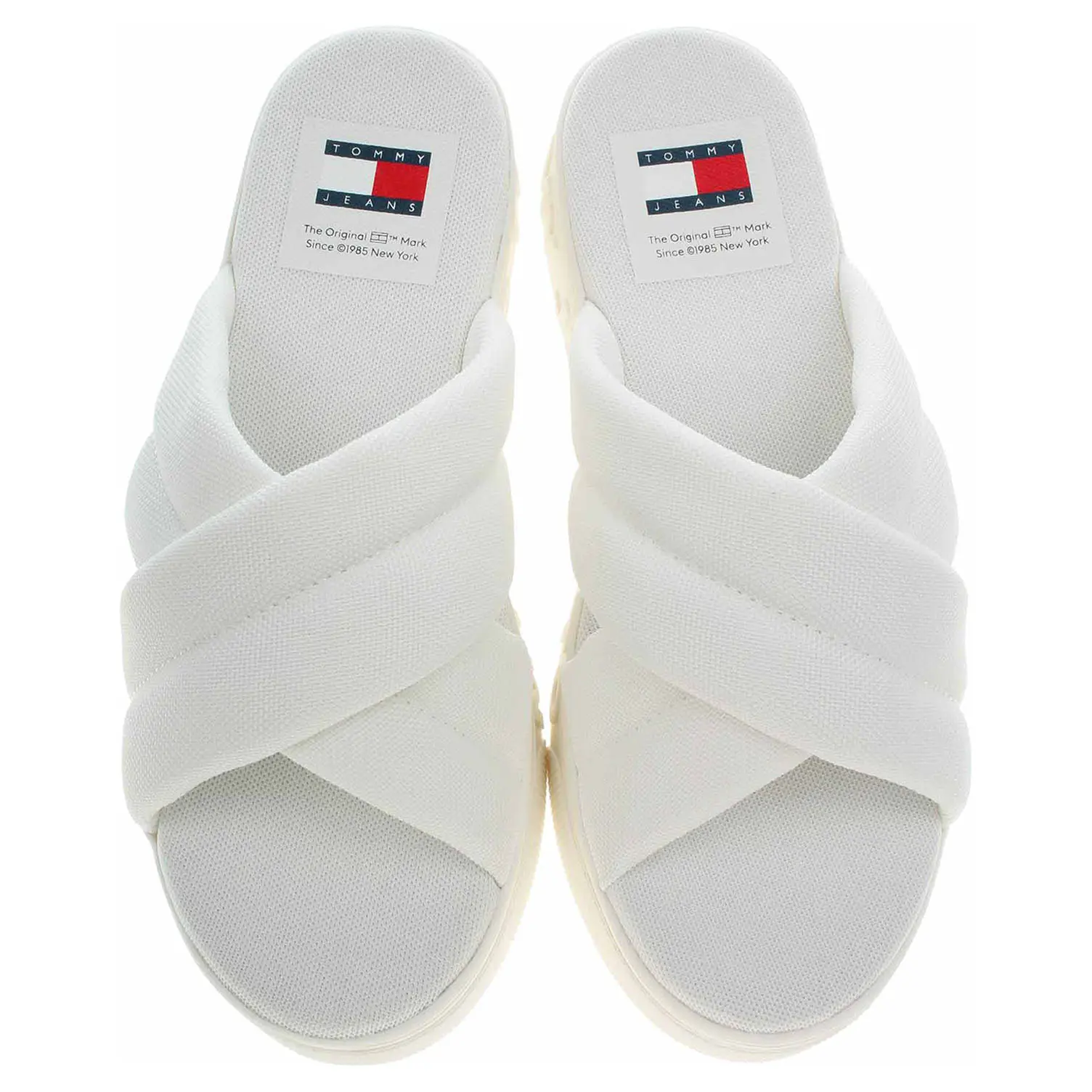 Dámské pantofle Tommy Hilfiger EN0EN02465 Ecru 38