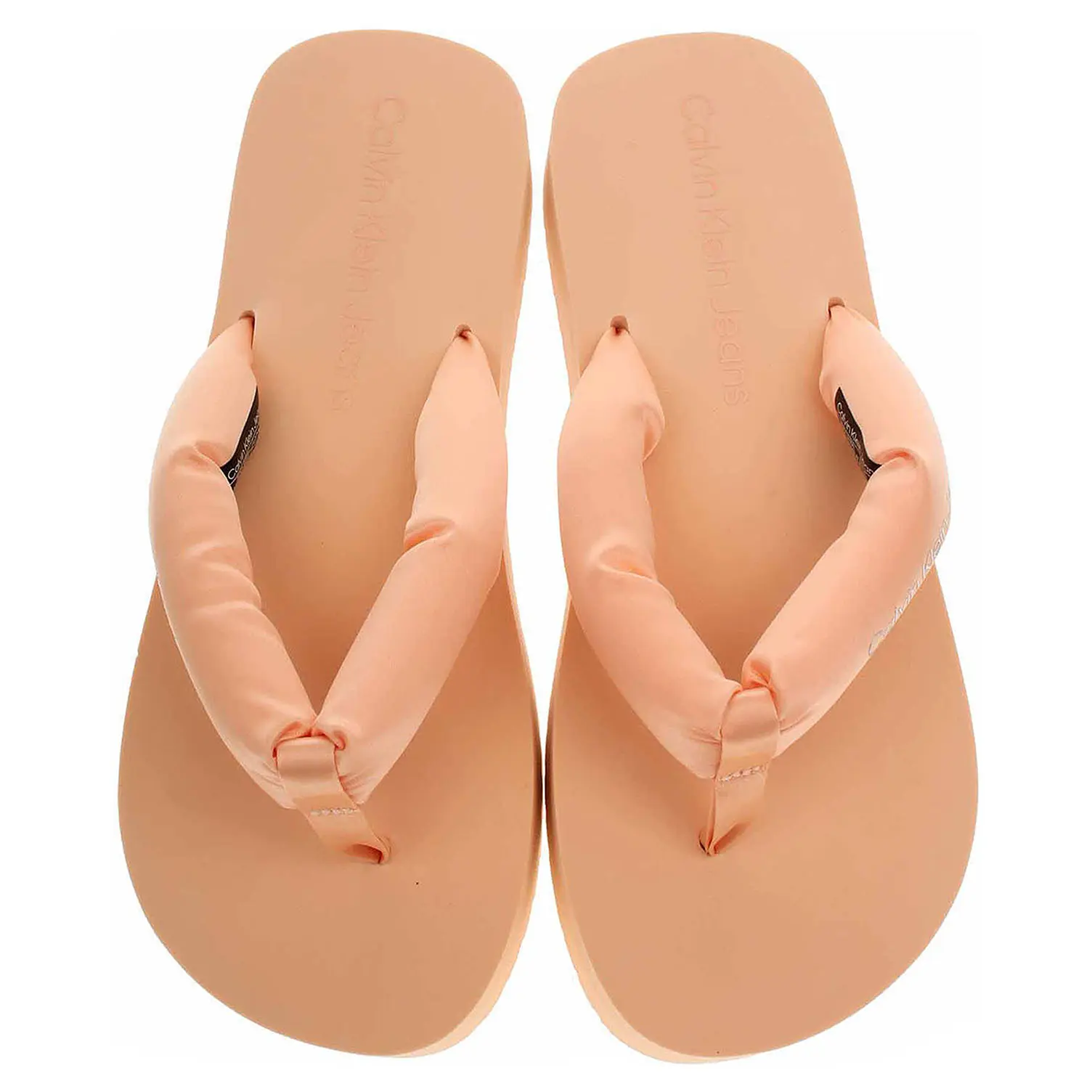 Plážové pantofle Calvin Klein YW0YW01400 TNB Peach Dream 38