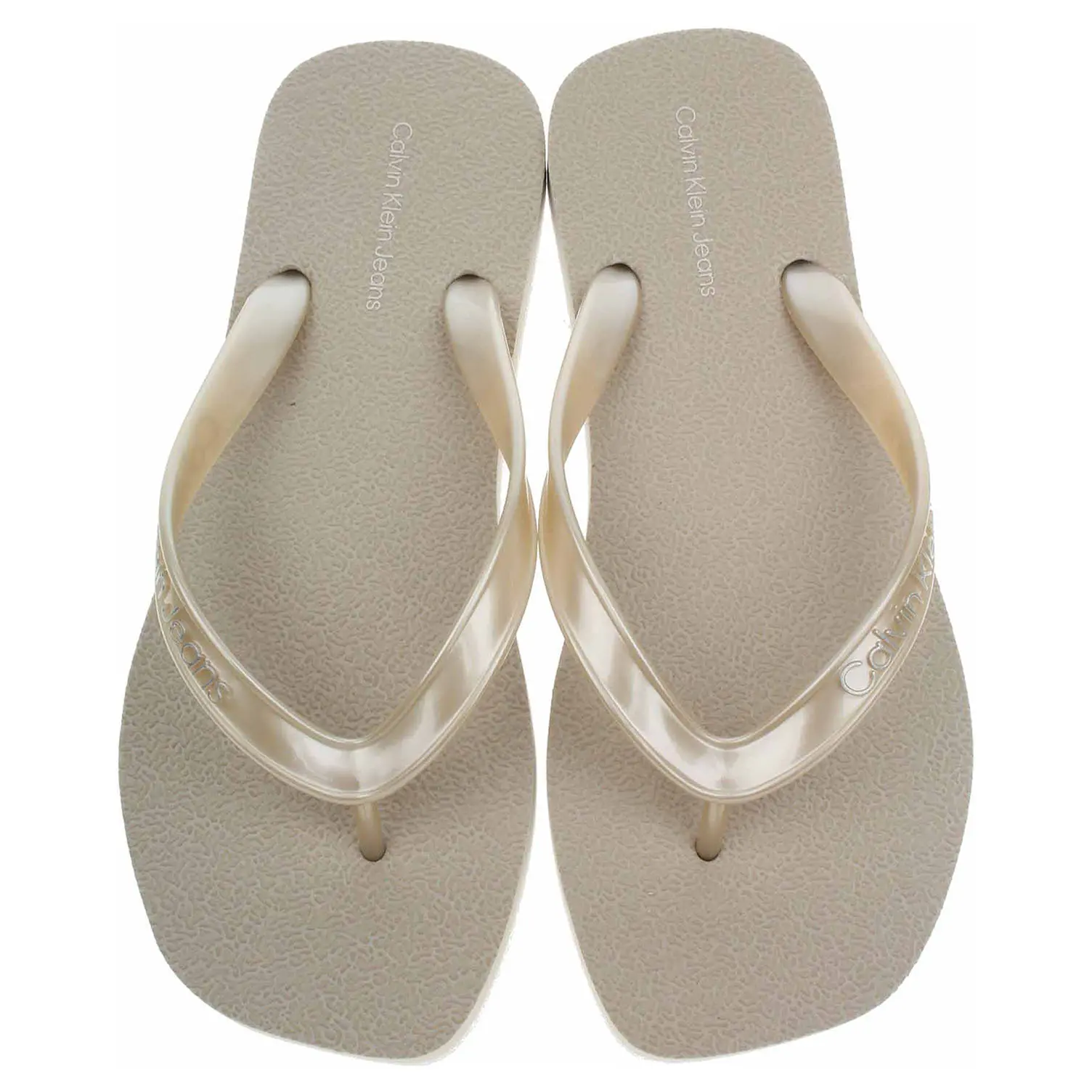 Calvin Klein dámské plážové YW0YW01720 ACF Eggshell-Bright White 37