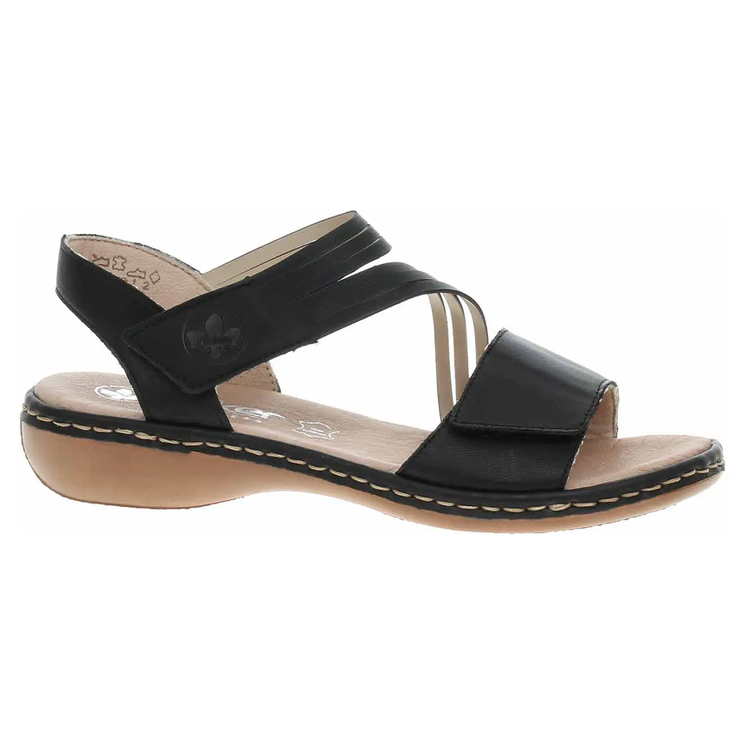 Dámské sandály Rieker 65964-00 schwarz 38
