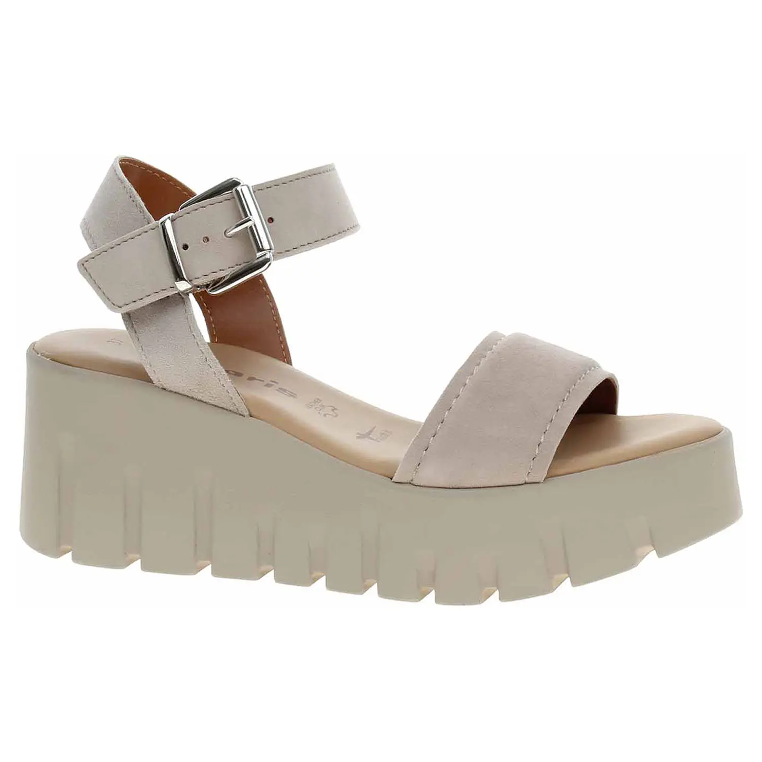Dámské sandály Tamaris 1-28712-42 taupe suede 38