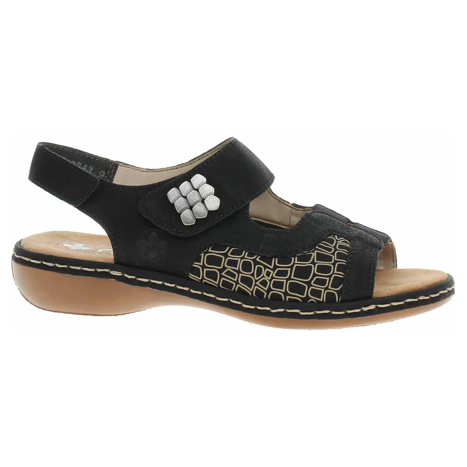 Dámské sandály Rieker 65989-01 schwarz 41