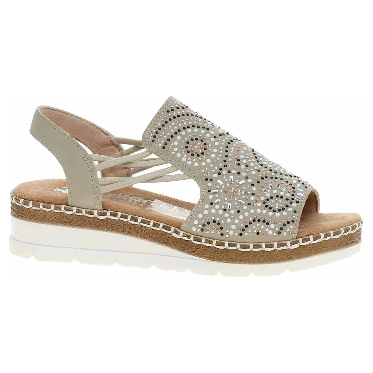 Dámské sandály Rieker V1246-62 beige 40