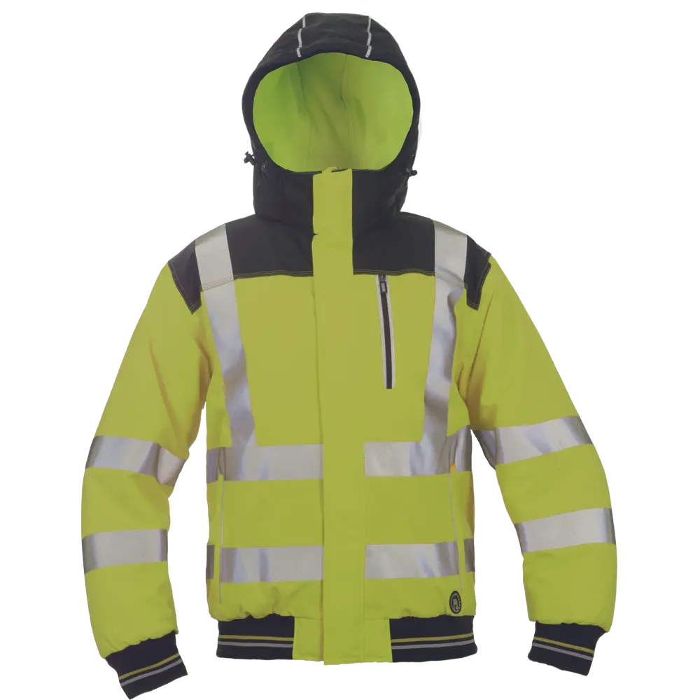 Zateplená zimní HI-VIS pilotka KNOXFIELD HVPS žlutá vel.XS
