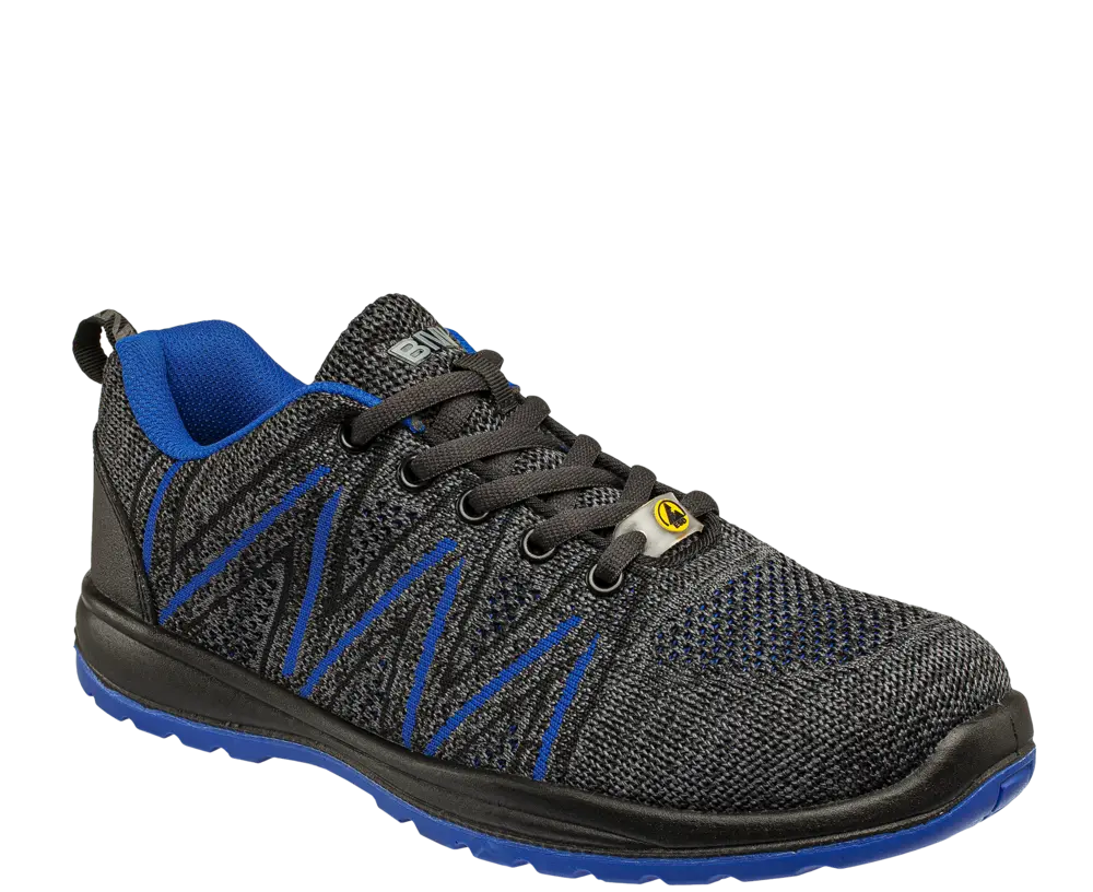 Bezpečnostní polobotka KNITTER S1 ESD Blue Low vel.39