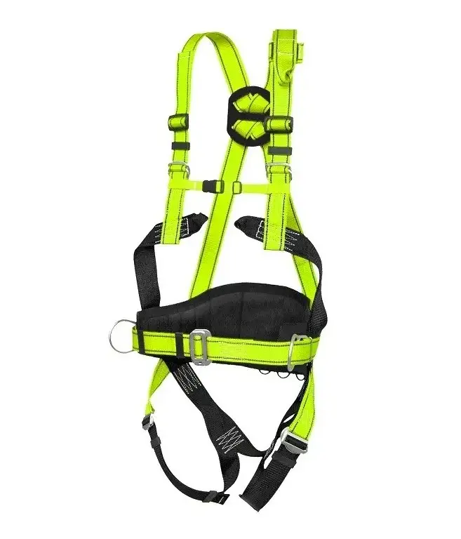 Bezpečnostní postroj P-50, černo-žlutý (Hi-vis), vel.