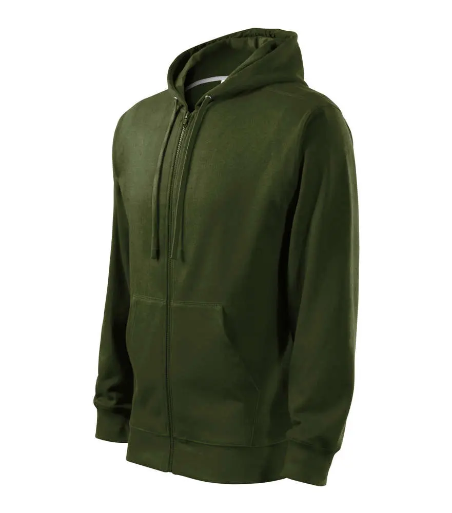 410 Mikina pánská Trendy Zipper military vel.3XL