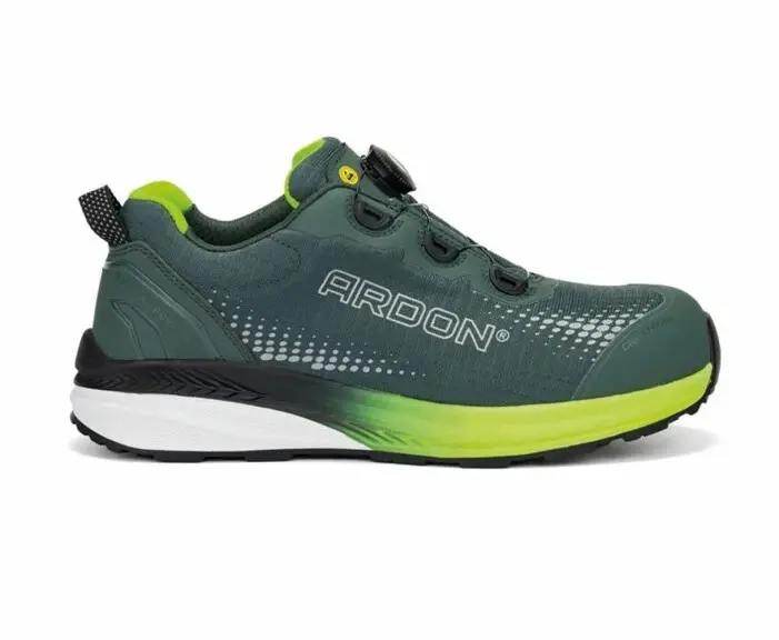 Bezpečnostní polobotka CREATRON LOW S3S ESD - zelená vel.40