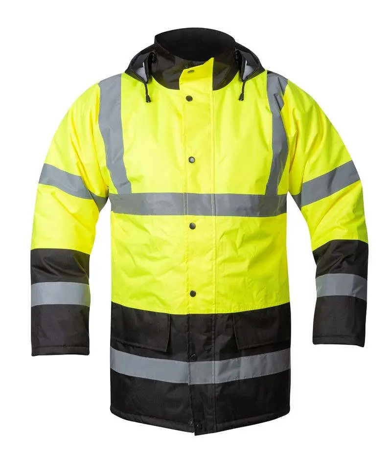 Bunda zimní hi-viz žluto-černá REF603 vel.M