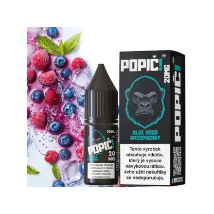 Popič! POPIČ! Blue Sour Raspberry 10 ml 20 mg