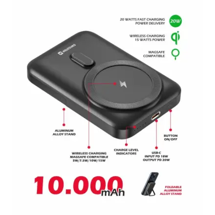 Swissten power bank pd 20w 10000 mah (kompatibilní s magsafe)