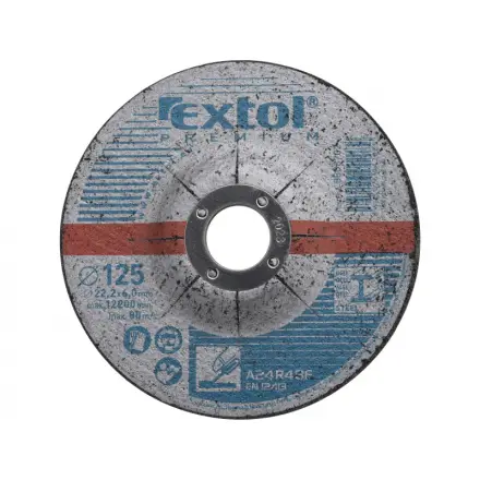 Brusný kotouč na kov EXTOL PREMIUM ø 125x6,0x22,2 mm