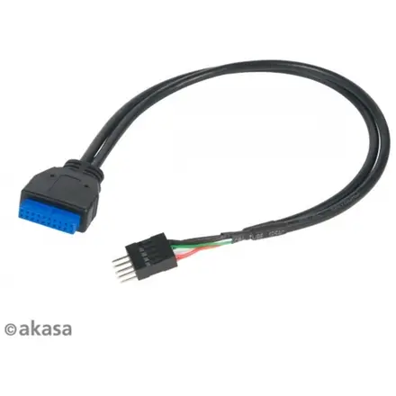 AKASA - USB 3.0 na USB 2.0 adaptér - 30 cm
