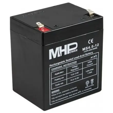 Pb akumulátor MHPower VRLA AGM 12V/4,5Ah (MS4.5-12