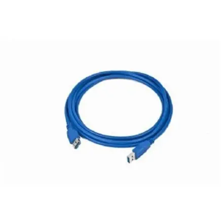 Kabel USB A-A 3m USB 3.0 prodlužovací, modrý