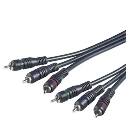 PremiumCord Kabel 3x CINCH-3x CINCH M/M 2m HQ