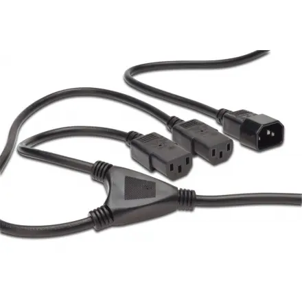PREMIUMCORD Kabel napájecí 230V prodlužovací Y - 1xM/2xF