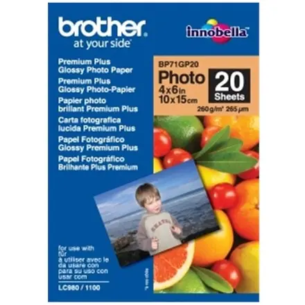 BP71GP20, 20 listů, 10x15cm Premium Glossy,260g