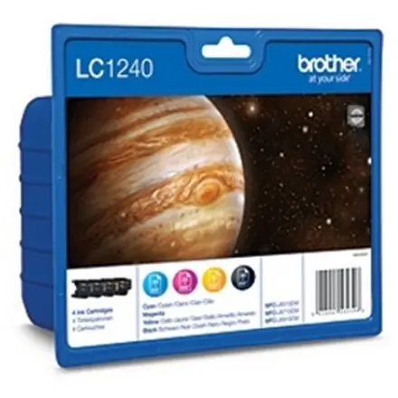 BROTHER LC-1240VALBP  (inkoust multipack-černá+tři barvy), LC1240VALBP - originální