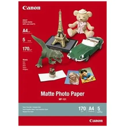 Canon MP-101, A4 fotopapír matný, 5 ks, 170g/m
