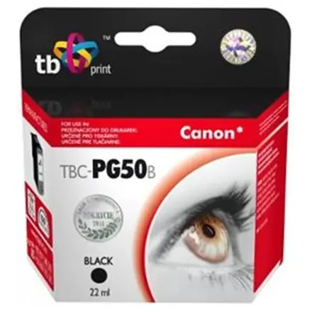 Ink. kazeta TB kompat. s Canon PG-50, 0616B001 Bk