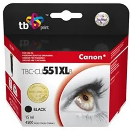 Ink. kazeta TB komp. s Canon CLI-551XL,6443B001 BK TBC-CLI551XLB