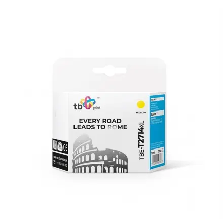 Ink. kazeta TB kompatibilní s Epson WF-3620 T2714 XL, nová, Yellow TBE-T2714XL