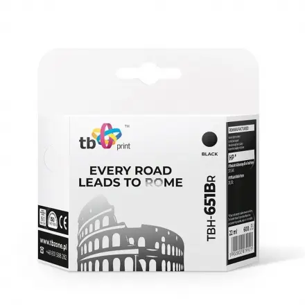 TB PRINT Ink. kazeta TB kompat. s HP DJ 5575 Black, TBH-651BR, HP DeskJet Ink Advantage 5575 All-in-One Printer - kompatibilní