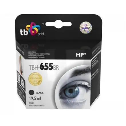 Ink. kazeta TB kompatibilní s HP 655, Black, ref. TBH-655BR