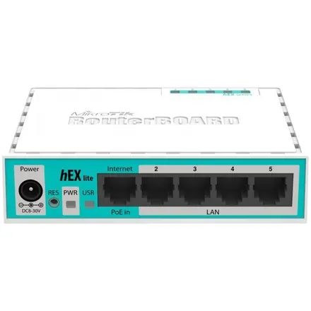 Mikrotik RB750r2 850MHz, 64MB RAM, 5x LAN, ROS L4 RB750r2
