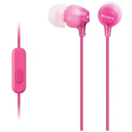 SONY stereo sluchátka MDR-EX15AP, růžová