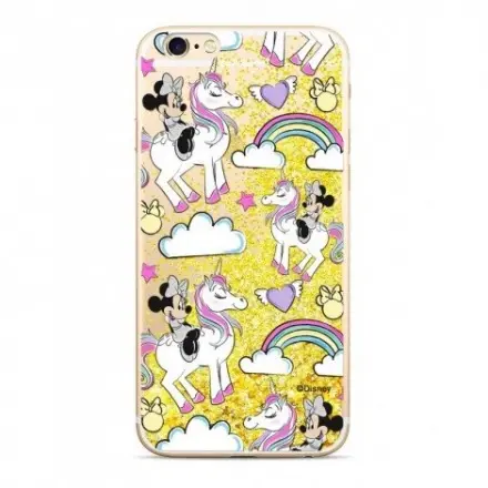 Disney Minnie 037 Glitter Back Cover Gold pro iPhone 6/6S, 2442353