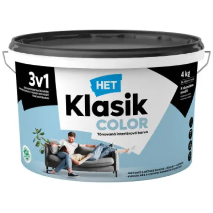 Het Klasik Color malířská barva, 0427 modrý nebeský, 4 kg