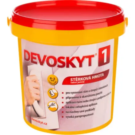 Devoskyt hrubost 1, stěrková hmota do interiéru, 1,8 kg