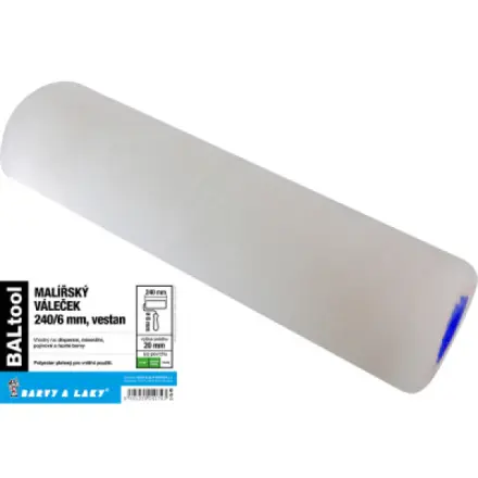 Barvy A Laky Hostivař BARVY A LAKY HOSTIVAŘ Vestan váleček na malování pro držák 6 mm, 240 mm, 540221
