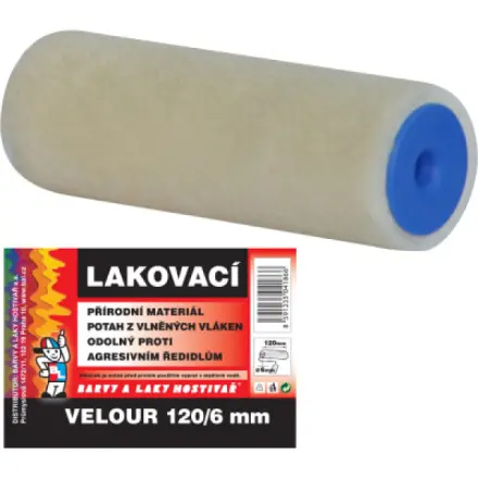 Barvy A Laky Hostivař BARVY A LAKY HOSTIVAŘ Velur váleček na malování pro držák 6 mm, 120 mm