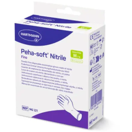 Peha-soft nitril rukavice M 7-8 velikost