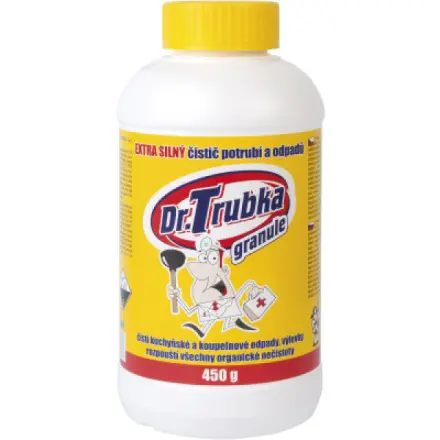 Dr. Trubka Extra silný čistič potrubí a odpadů 450 g