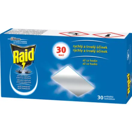 Raid Floral náplň pro elektrický odpařovač 30 x 0,635 g