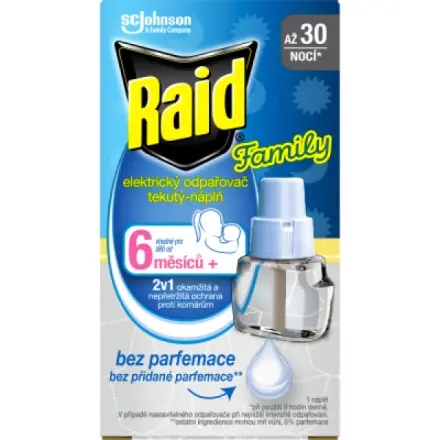 RAID Elektrická tekutá náplň Family 30 nocí