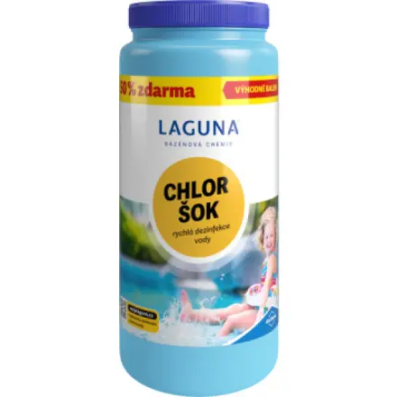 Laguna Chlor Šok dezinfekze do bazénu, 1 + 0,5 kg