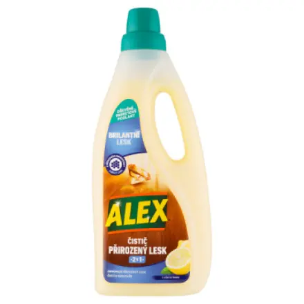 Alex Extra lesk 2v1 čistící prostředek na dřevo, parkety 750ml