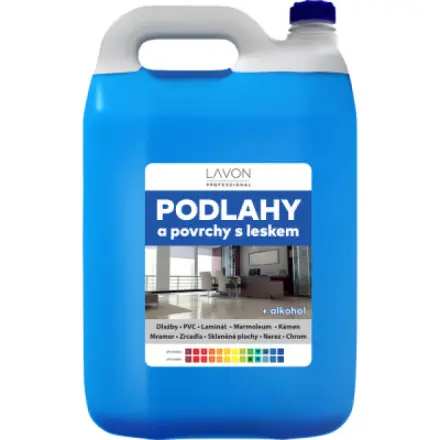 LAVON prof. podlahy s leskem 5 l modré