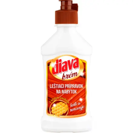 Diava lešticí krém na nábytek se včelím voskem 200 ml